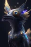 Placeholder: Galaxy demon fish bird dog humanoid fused,detailed, digital art, trending in artstation, cinematic lighting, studio quality, smooth render, unreal engine 5 rendered, octane rendered, art style by klimt