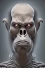 Placeholder: ape alien, head,8 eyes, evil, 8k, with hairs, finely detailed, photo realistic, HR Giger style