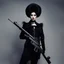 Placeholder: The weirder the better. In a surreal twist of creativity, a 70s gun TV advertisement unfolds, but with a macabre and whimsical touch. Picture this: a goth 24-year-old model, clad in dark attire, holds a rifle with an air of nonchalance. However, the rifle is not a typical weapon; it's a toy character made out of gelatinous slime and jello, reminiscent of a claymation character from a horror movie. The scene transitions to a bizarre a claymation horror movie come to life in burning rainbow jelly