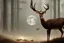 Placeholder: deer with glowing antlers, moonlight, art by artgerm and greg rutkowski, cinematic shot, intricate, photorealistic, artstation, realistic, 1 0 0 mm, photography, octane, high definition, depth of field, bokeh, 8 k 