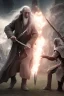 Placeholder: gandalf fight with saruman, 8k render