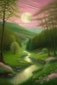 Placeholder: The silvery river flows quietly In the realm of the evening green spring. The sun is setting behind the wooded mountains, A golden horn floats out of the moon. The West is covered with a pink ribbon, The ploughman returned to the hut from the fields, And beyond the road in the birch thicket A nightingale sang a love song. He listens affectionately to deep songs Dawn is coming from the west with a pink ribbon. He looks tenderly at the distant stars And the earth smiles at the sky.