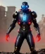 Placeholder: cyber ninja, black metal armor, futuristic suit, imperious, 8k resolution, overwatch, genji, color, vibrant, visor