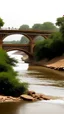 Placeholder: Sudan buildings, river, bridge