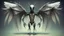 Placeholder: humanoid birdlike alien with insect wings and two sets of arms