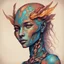 Placeholder: Beautiful colored drawing of a humanoid camell