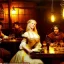 Placeholder: fullbody portrait 'beautiful face blonde massiveboobs medieval wench on tavern in medieval city',painting by gaston bussiere, greg rutkowski, yoji shinkawa, yoshitaka amano, tsutomu nihei, donato giancola, tim hildebrandt, oil on canvas, cinematic composition,sharp image, extreme detail,((fit full head inside picture)),32k