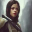 Placeholder: portrait of a woman by greg rutkowski, rosa salazar as a young mandalorian bounty hunter from star wars expanded universe, highly detailed portrait, digital painting, artstation, concept art, smooth, sharp foccus ilustration, artstation hq