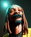 Placeholder: Snoop Dogg, veed burning with dollars, jungle background, hyper realistic