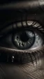 Placeholder: A close-up of an eye with a tear glistening in the corner, capturing the raw and unspoken emotions.