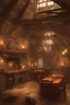 Placeholder: Warm and cozy medieval tavern