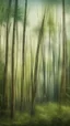 Placeholder: realistic photo of a tall bamboo trees in a landscape. Bruegel painting style