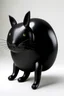 Placeholder: balloon shaped like the butt of a black cat