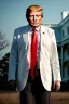 Placeholder: Ultra realistic image, Donald trump zombie, zombie performance, suit, skull, blood, torn arm, night, walking twisted, waist up view, thriller style, dark ambient, highly detailed, White House background, concept art, unreal engine 5, ray tracing, RTX, ultra detail, volumetric lighting, high definition, high resolution.