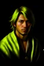 Placeholder: Portrait of Tidus, from Finale Fantasy X; Caravaggio style