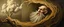Placeholder: master oil painting by Rembrandt, good afternoon bald clay golem in the middle of twister whirl wind, in the style of disney