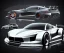 Placeholder: Car Supercar Vector 3d rendering Vector collage