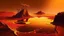 Placeholder: golden bloody landscape