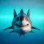 Placeholder: Cute shark,deep water unreal 5, octane render, cinema4d, redshift render, hyper realistic, cenematic, vibrancy, synthwave, retouch, centered, dynamic lighting, dramatic lighting, 4k, highly detailed, attractive beautiful, realistic, virtual reality, epic composition, holographic,