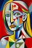 Placeholder: picasso vrouw schilderrij abstract lichaam