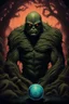 Placeholder: Swamp Thing, dark ball , ominous, , , intricate, oil on canvas, masterpiece, expert, insanely detailed, 4k resolution, retroanime style, cute big circular dark eyes, cinematic smooth, intricate detail , soft smooth lighting, soft pastel colors, painted Renaissance stylestyle