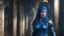 Placeholder: Photoreal blue scale dskin gorgeous blue scaled armored skin blue skin blue mermaid blue triton blue scaled skin warrior blue scaled skin blue skin woman with blue scaled skin standing in the shadows of a dusty dark storage room with chests, otherworldly creature, in the style of fantasy movies, photorealistic, bokeh masterpiece smooth shading, ultra detailed, high resolution, cinematic, unreal 6, subtle shadows, octane render, 8k, cinema 4d, HDR, dust effect, vivid color