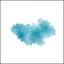 Placeholder: Scattered powder powder in the form of abstract clouds, top view