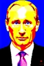 Placeholder: pop art pixels 1000 images warhol style x putin