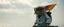 Placeholder: crazy fluffy gremlin scientist in lab coat standing in diving tower