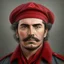 Placeholder: Portrait of a man, communist style art