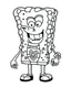 Placeholder: Generate a colouring pages of the SpongeBob along with some pencil sketch marks with white background