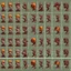 Placeholder: sprite sheet character, rimworld style