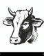 Placeholder: I want a bovine head in vector