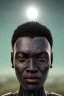 Placeholder: african head portrait, warrior costume, village, meditation, woods, galaxy sky, 8k quality , portrait,beautiful african robotic , post-apocalyptic in a cyberpunk city, realistic, intriacte detail, sci-fi fantasy style, volumetric lighting, particales,highly detailed,cinematic, deep purple haze .