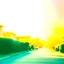 Placeholder: Photograph of a liminal suburbs, light pastel colors, blurred image from 90's