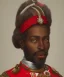 Placeholder: Negro Felipe, african slave, red uniform, red headband, short beard