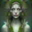 Placeholder: Portrait of beautiful girl, face dept of field,face shining, plant, metal, feathers,central weight average, CWA Dryad, fae, sidhe, ominous, nature, plants, wildflower sparkle,wildflower 3d view, facepaint, dnd character portrait, intricate, oil on canvas, masterpiece, expert, insanely detailed, 4k resolution, retroanime style, cute big circular reflective eyes, cinematic smooth, intricate detail , soft smooth lighting, soft pastel colors, painted Renaissance style,sharp fucus, bokeh,macro lens,