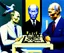 Placeholder: Putin, President Xi Of China And Joe Biden Play Chess With A Pigeon,Complex Surgical Instruments,A Newborn Boy,Minimalism,Painting By Lucian Freud,Rene Magritte,Adrian Ghenie,Michelangelo,Salvador Dali,Pablo Picasso