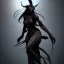 Placeholder: Award winning image of a black shadow in human form. Character design by Corey Loftis, Fenghua Zong, Ryuhei Hase, Ismail Incioglu and Ruan Jia. Unreal Engine 5, Artistic Lighting, Highly Detailed, Photorealistic, Fantasy