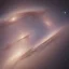 Placeholder: view of the andromeda galaxy from spaceship