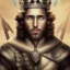 Placeholder: Portrait of KING ARTHUR with crown and mid-12th century armor.extremely detailed face,crystal clear Big eyes,perfectly centered image,intricate detail.Diseney, korra character, style.