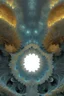 Placeholder: [fractal art: Mandelbulb 3d] Diptych with his synthography and my fractal [Shattered Image, Shot the texture and then rewound the film and double exposed from multiple patterns]