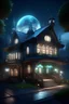 Placeholder: light magic house in 2080