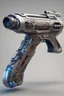 Placeholder: futuristic spacegun, photorealistic, intricate design, heroic, fun