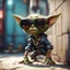 Placeholder: cool gremlin leaning against a wall, wearing flip down sun glasses, in the style of a fallout 4,bokeh like f/0.8, tilt-shift lens 8k, high detail, smooth render, down-light, unreal engine, prize winning