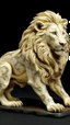 Placeholder: An ivory light elemental lion painted by Vincent van Gogh