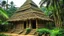 Placeholder: This culture lives in a tropical environment. Its architecture is primitive.