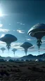 Placeholder: base of aliens in the clean sunny sky