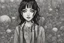 Placeholder: create a horror manga illustration of a dark haired, savage, gothpunk vampire girl with highly detailed , sharply defined feminine facial features, in a chaotic, turbulent, otherworldly London in the manga style of Junji Ito, precisely drawn, inked, with dramatic edges,