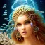 Placeholder: high-quality, fine-detail close-up portrait of gorgeous, stunning goddess of the ocean with turbulent waves as hair and coral reef exoskeleton, 8k resolution, 3D octane render, intricate, digital art, detailed matte, volumetric lighting, George Grie, Anne Dittman, Anne Stokes, Lisa Parker, Selina French,